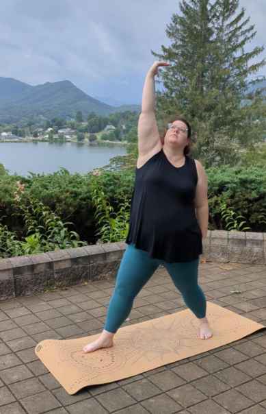 girl doing exercise
